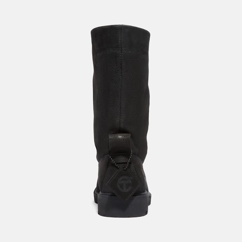 Женские ботинки Timberland x Telfar Premium Pull-On Boot, цвет: Чёрный нубуковый — фото 5