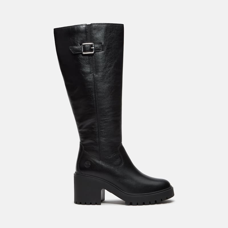 Женские ботинки Timberland Stone Heights Tall Side-Zip Boot, цвет: Чёрный