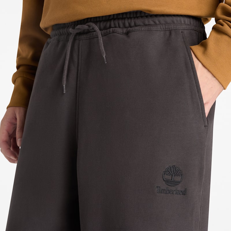 Мужские брюки Timberland Heavyweight Sweatpant, цвет: Винтажный чёрный — фото 4