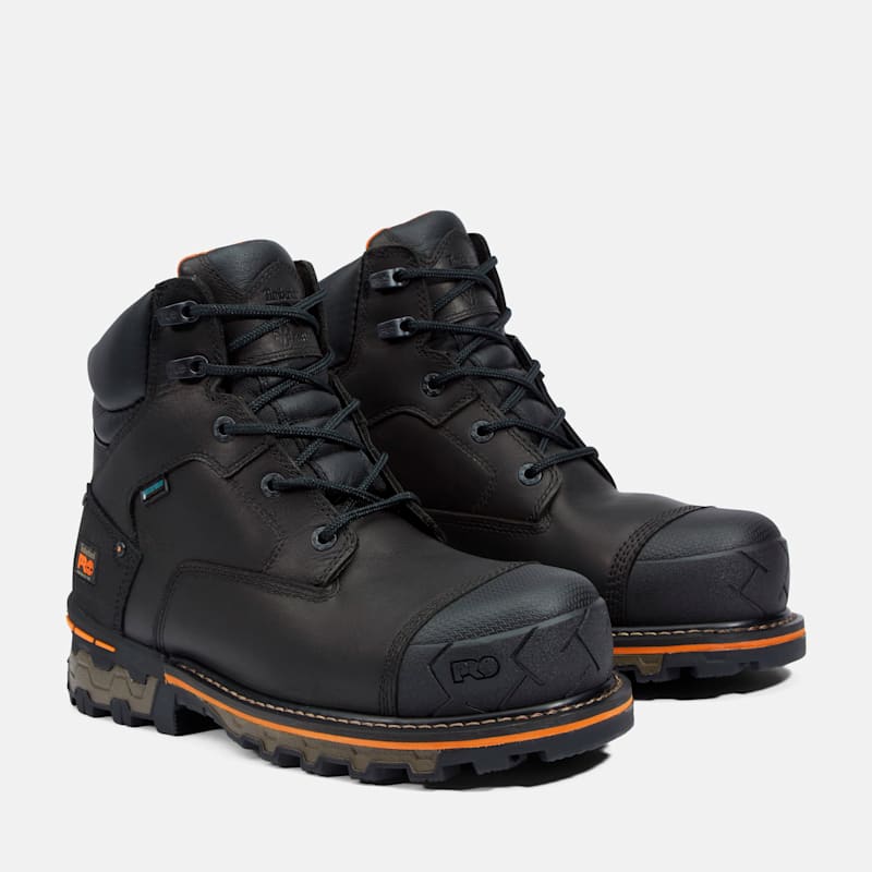 Мужские ботинки Timberland Men's Boondock 6" Composite Toe Waterproof Work Boot — фото 4