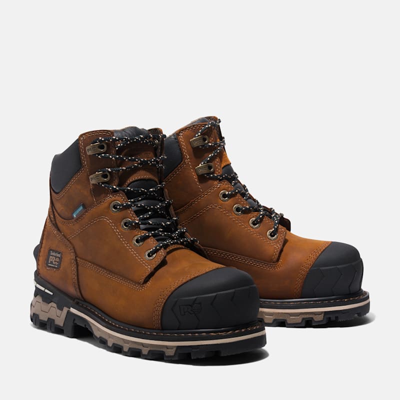 Женские ботинки Timberland Women's Boondock 6" Waterproof Comp-Toe Work Boot — фото 4