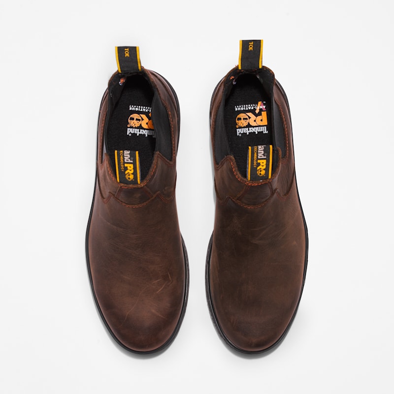 Мужские ботинки Timberland Men's Timberland PRO Nashoba Soft-Toe Slip-On Work Boot — фото 2