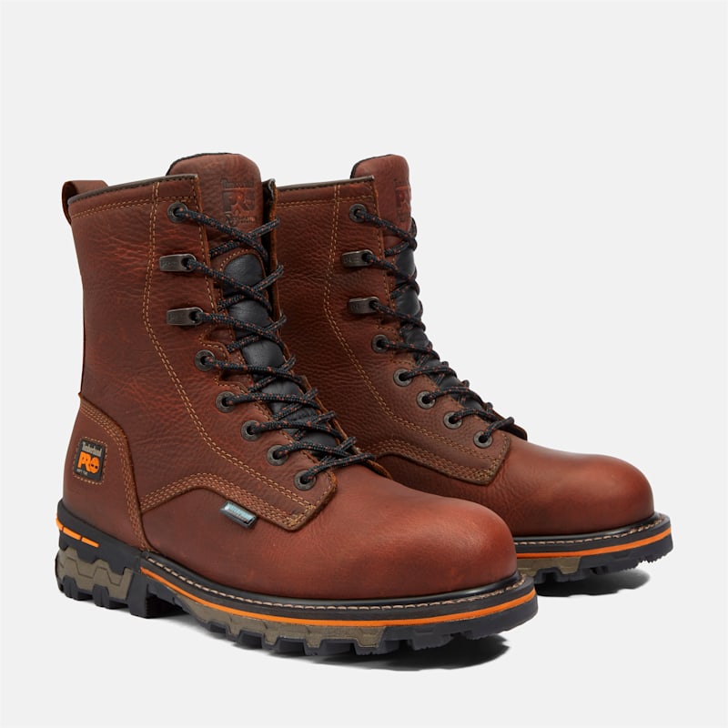Мужские ботинки Timberland Men's Boondock 8" Waterproof Work Boot — фото 4
