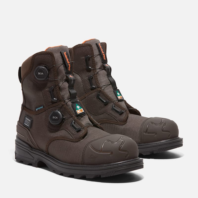 Мужские ботинки Timberland Men's Timberland PRO BOA Magnitude 8" Composite Toe Work Boot — фото 4