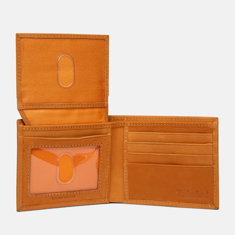 Мужские сумки Timberland Men's Wheatlock Iconic Leather Passcase — фото 3