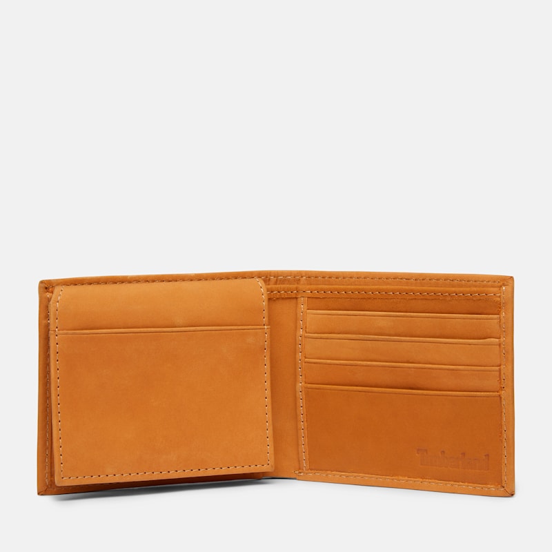 Мужские сумки Timberland Men's Wheatlock Iconic Leather Passcase — фото 2