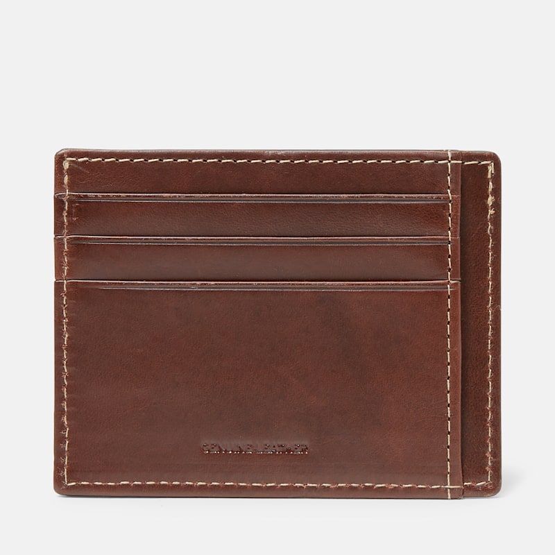 Мужские кошельки Timberland Men's Waxy Pull-Up Card Case — фото 2