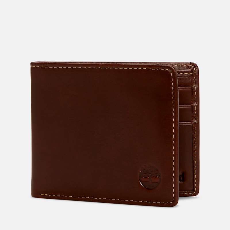 Мужские кошельки Timberland Men's Waxed Leather Passcase Wallet