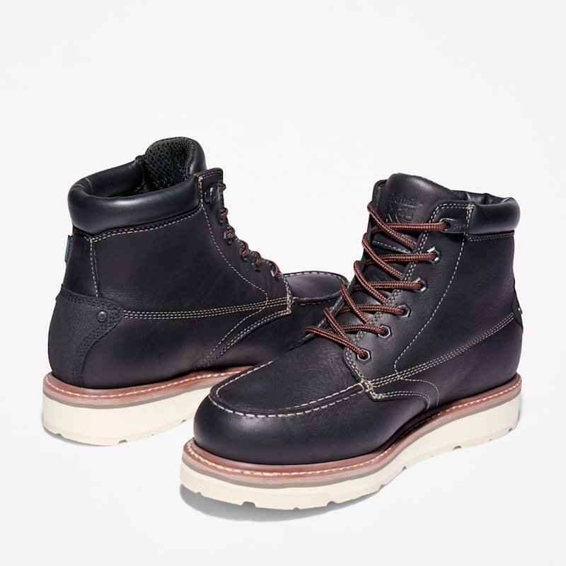 Мужские ботинки Timberland Men's Timberland PRO Gridworks 6" Waterproof Moc-Toe Work Boot — фото 5