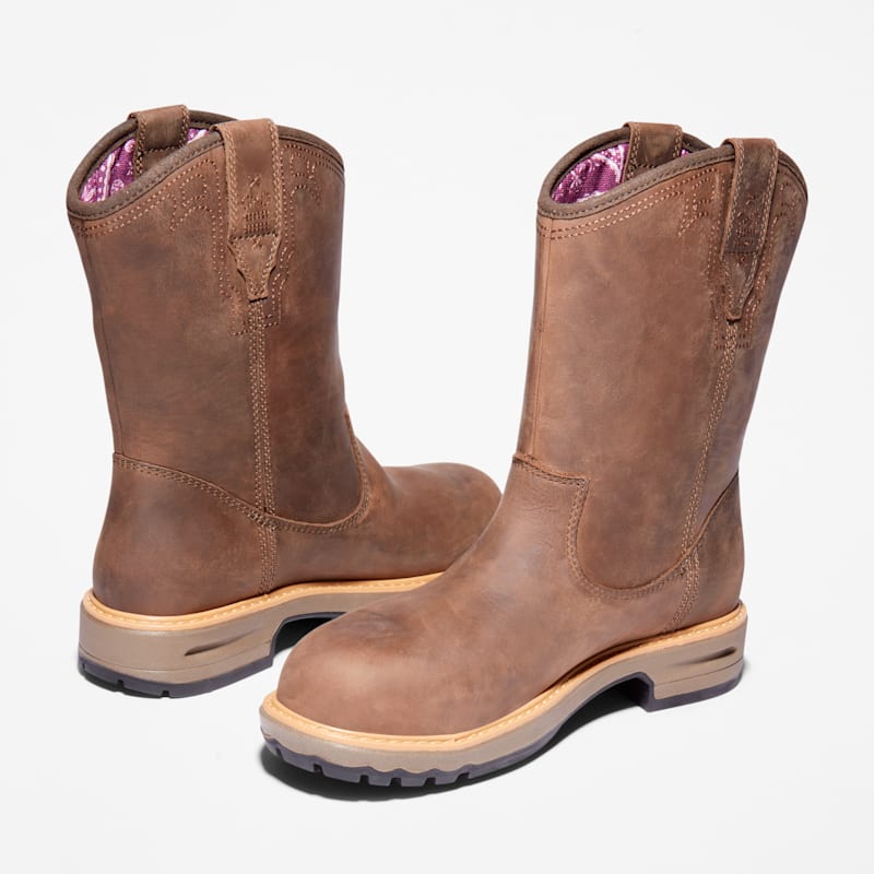 Женские ботинки Timberland Women's Ashlar Pull On Alloy Toe Waterproof Work Boot — фото 5