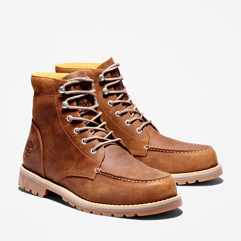 Мужские ботинки Timberland Men's Redwood Falls Waterproof Moc-Toe Boot — фото 4