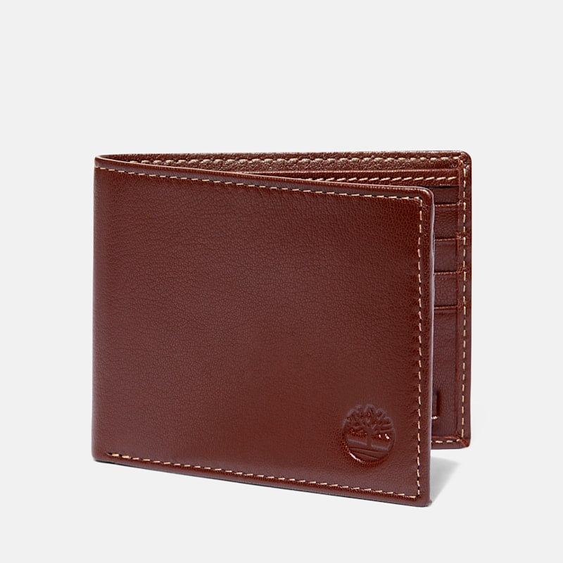 Мужские кошельки Timberland Men's Milled Leather Bifold Wallet