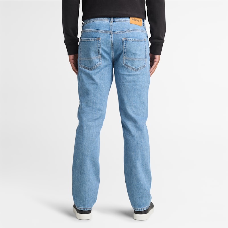 Мужские брюки Timberland Men's Sandown Straight-Fit Denim Pant — фото 5