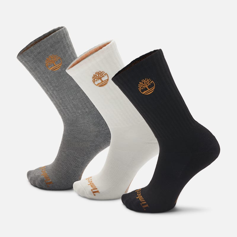 Носки Newmarket Cushion, средней высоты, 3 шт. — Timberland