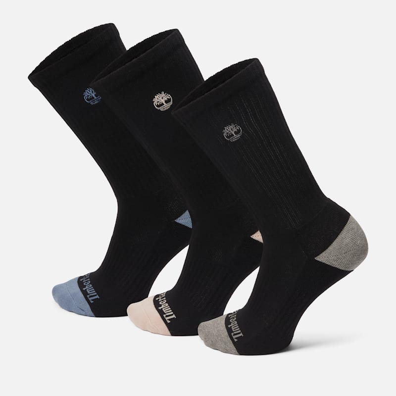Носки Half-Cushion, средней высоты, 3 шт. — Timberland