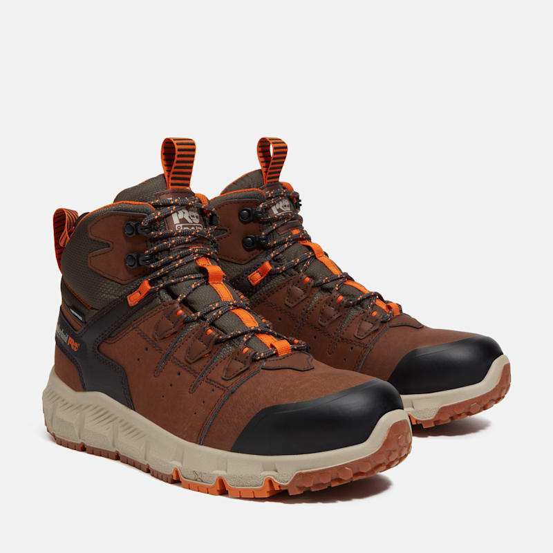 Мужские ботинки Timberland Men's Tempe 6" Alloy Toe Waterproof Work Boot — фото 4