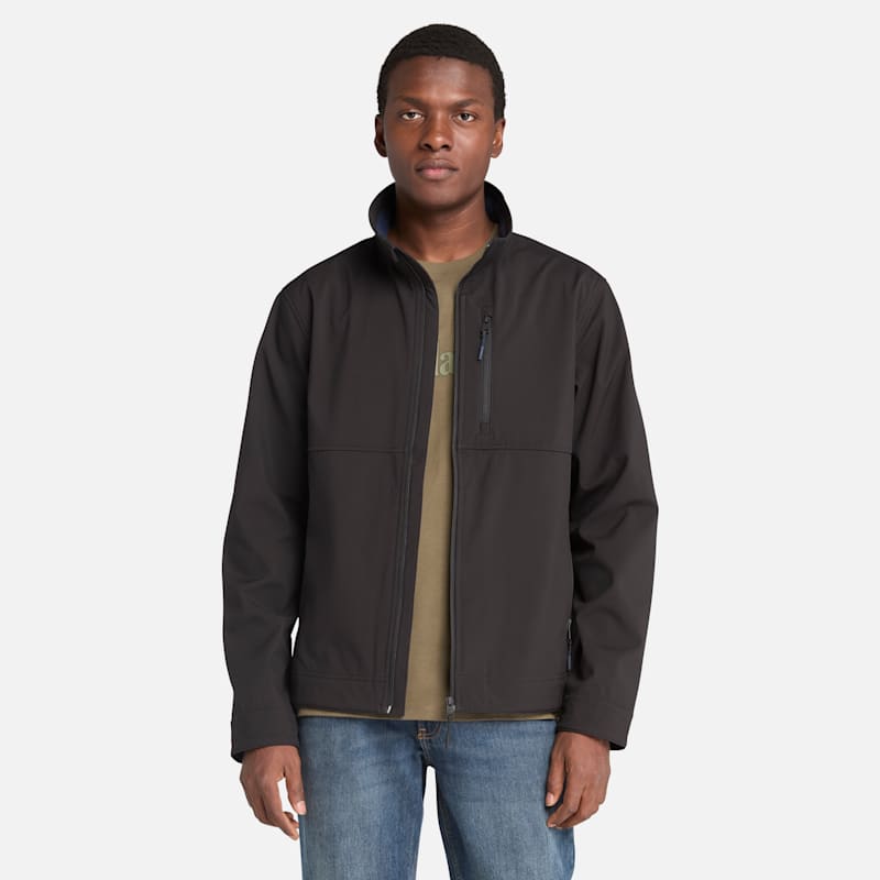 Мужские куртки Timberland Men's Mt. Waumbek Windproof Full-Zip Softshell Jacket — фото 2