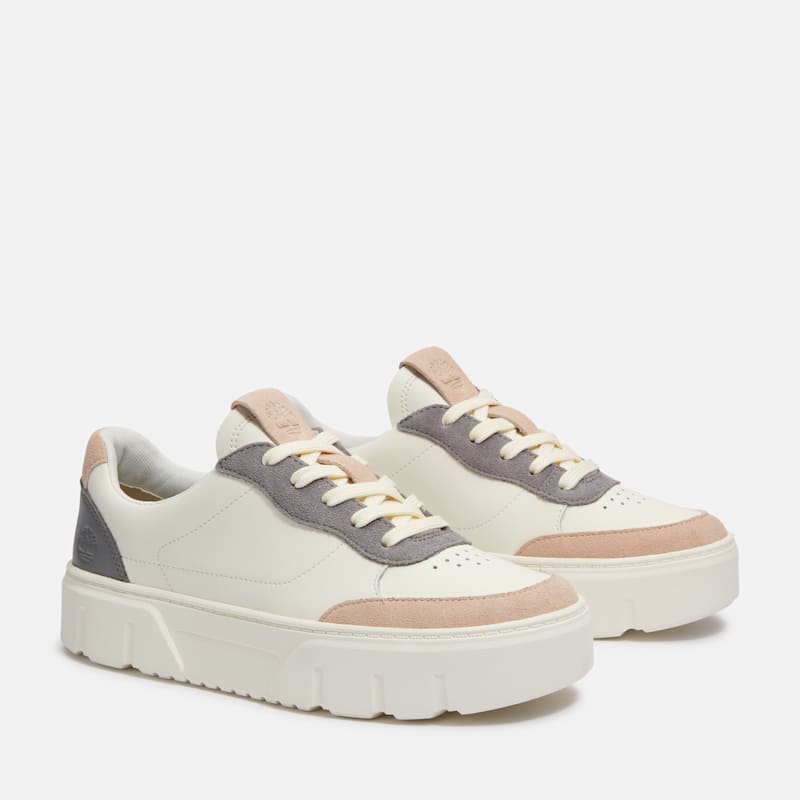 Женские кроссовки Timberland Women's Laurel Court Suede Accent Lace-Up Sneaker — фото 4