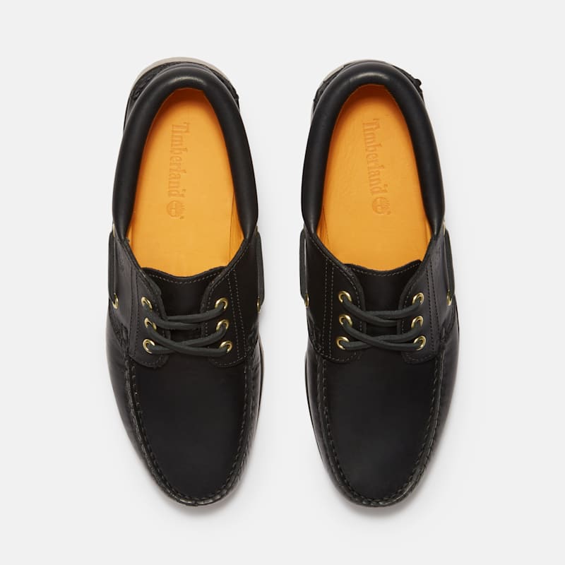 Мужские кроссовки Timberland Men's Timberland Authentic 3-Eye Lug Handsewn Boat Shoe — фото 2