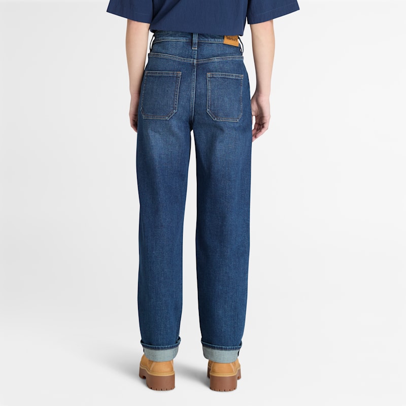 Женские брюки Timberland Women's Timberland Straight-Fit Denim Pant — фото 4