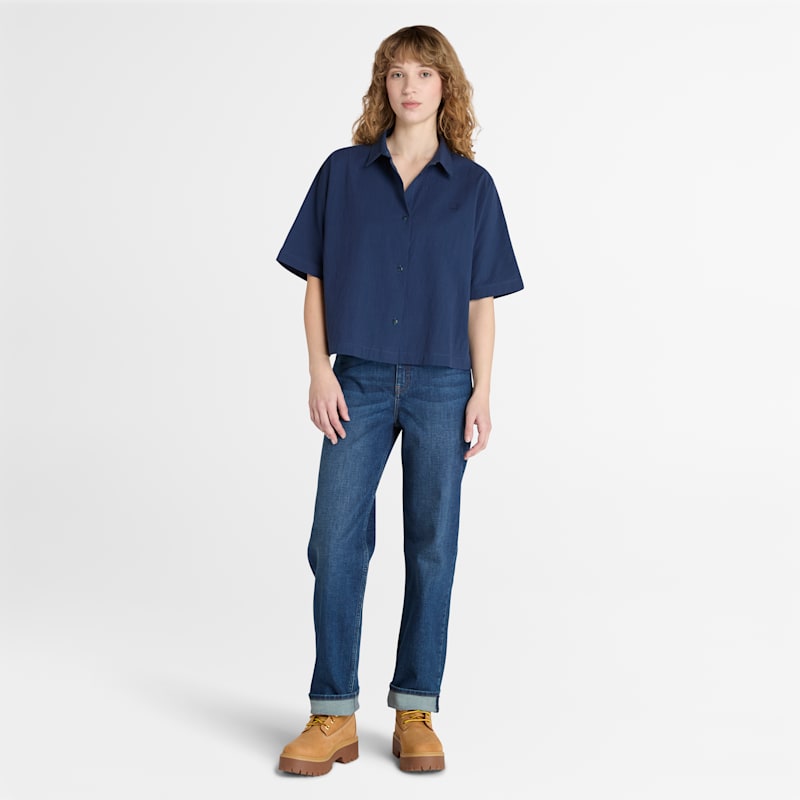 Женские брюки Timberland Women's Timberland Straight-Fit Denim Pant — фото 3