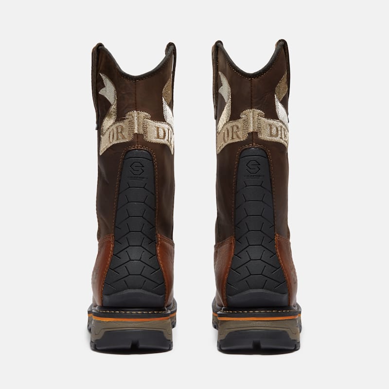 Мужские ботинки Timberland Men's True Grit Live Free or Die Pull-On Soft Toe Waterproof Work Boot — фото 5