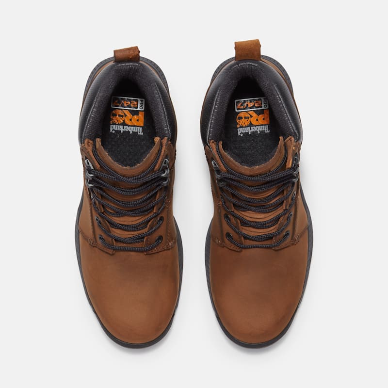 Мужские ботинки Timberland Men's Montauk 6" Steel Toe Waterproof Work Boot — фото 2