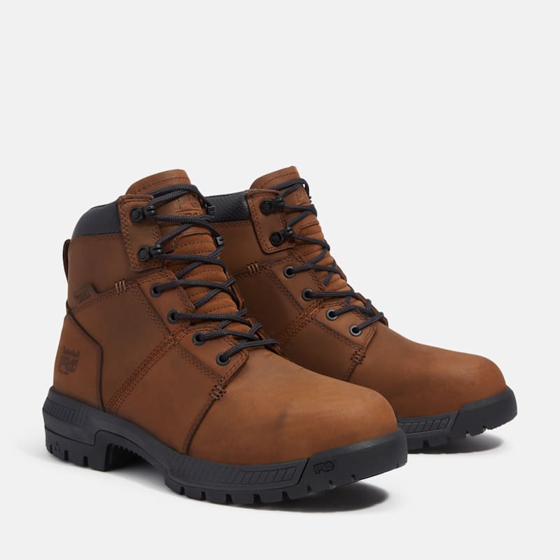 Мужские ботинки Timberland Men's Montauk 6" Steel Toe Waterproof Work Boot — фото 4
