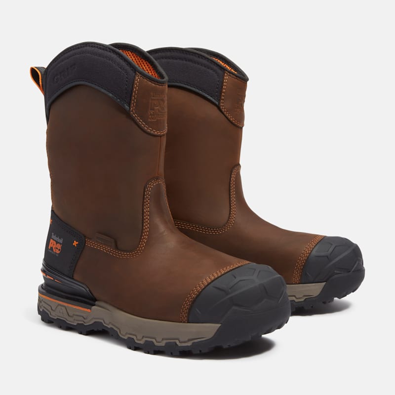 Мужские ботинки Timberland Men's Boondock Ultralight Pull-On Composite Waterproof Work Boot — фото 4