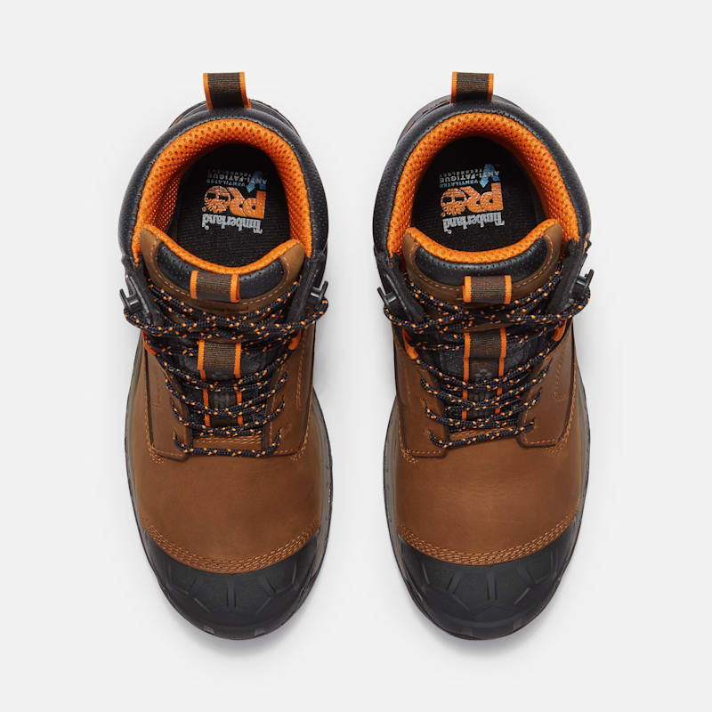 Мужские ботинки Timberland Men's Boondock Ultralight 6" Soft Toe Waterproof Work Boot — фото 2