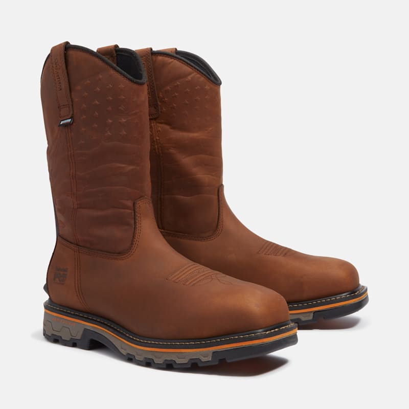 Мужские ботинки Timberland Men's True Grit USA Pull-On Composite Toe Waterproof Work Boot — фото 4