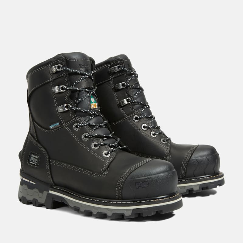 Женские ботинки Timberland Women's Boondock 8" Composite Toe Waterproof Work Boot — фото 4