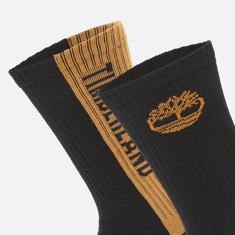 Носки Timberland Men’s Timberland 2-Pack Color-Block Logo Crew Sock — фото 3