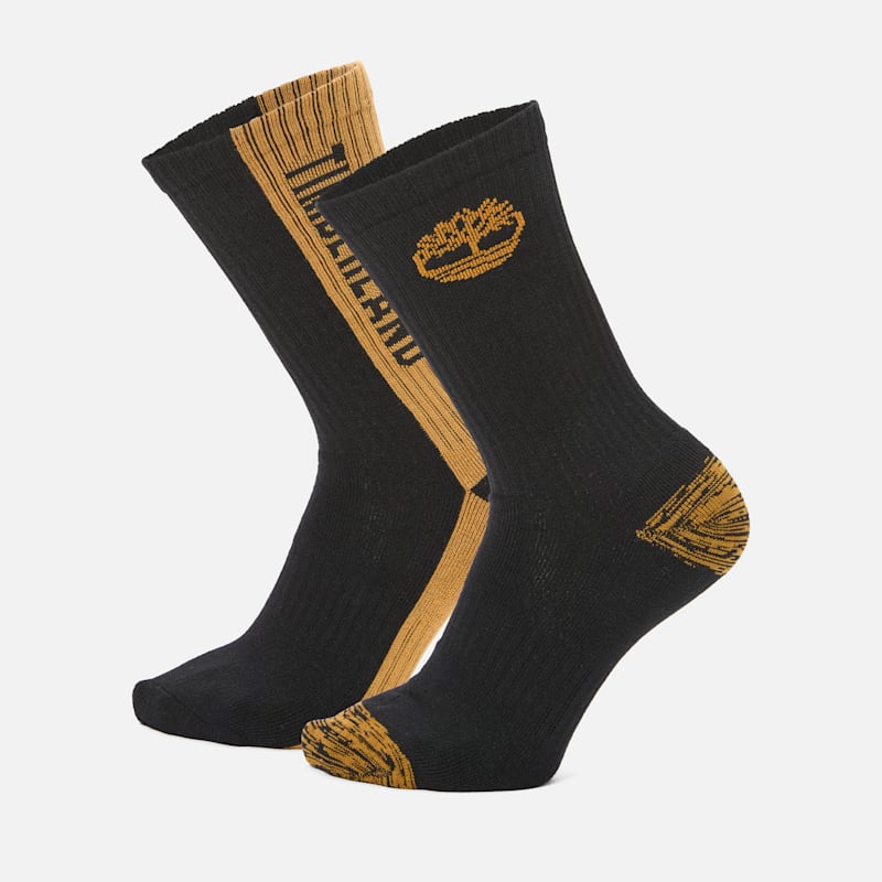 Носки Timberland Men’s Timberland 2-Pack Color-Block Logo Crew Sock