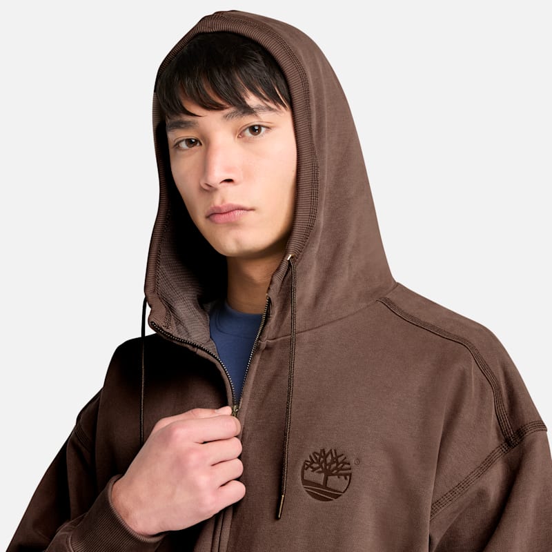 Мужские худи Timberland Men's Timberland 10061 Full-Zip Sweatshirt — фото 4