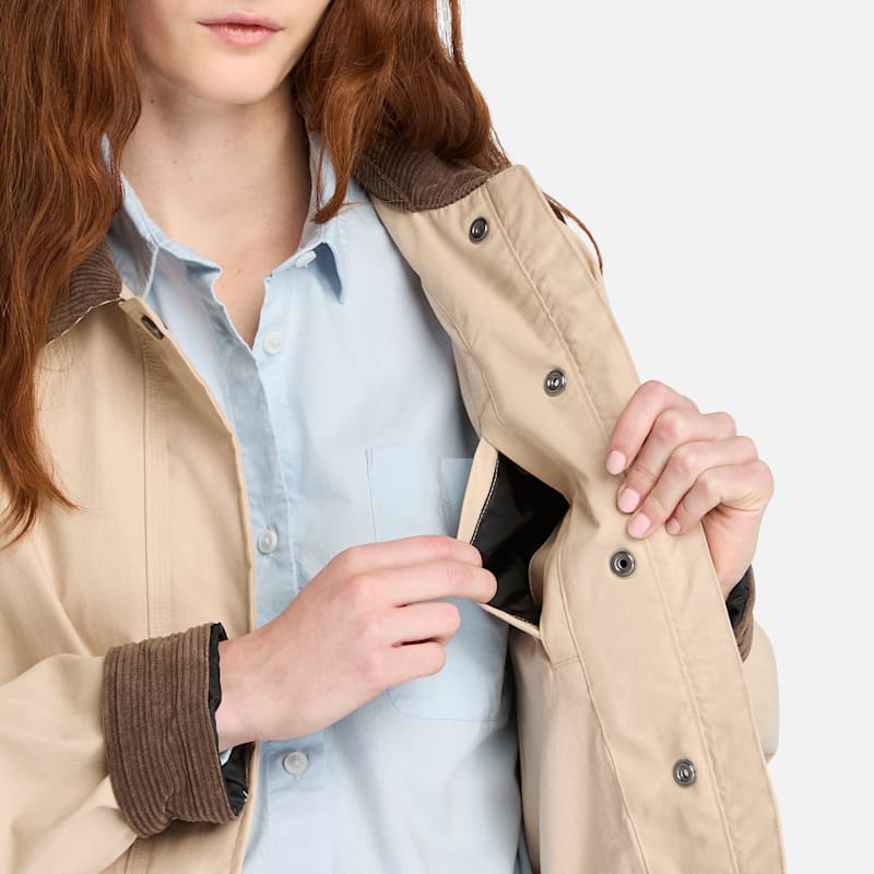 Женские куртки Timberland Women's Wenham Waterproof Barn Coat — фото 4