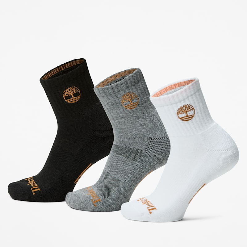 Носки Newmarket Cushion, укороченные, 3 шт. — Timberland