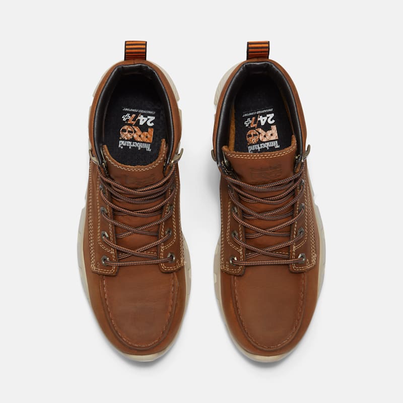 Мужские ботинки Timberland Men's Timberland PRO Tempe Moc Toe 6" Alloy Toe Work Boot — фото 2