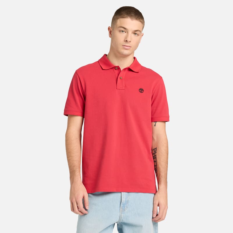 Мужские топы Timberland Men's Oyster River Short-Sleeve Polo — фото 2