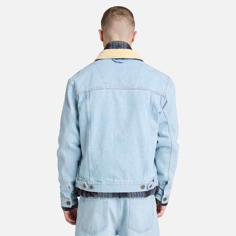 Мужские куртки Timberland Corduroy Collared Denim Jacket — фото 5
