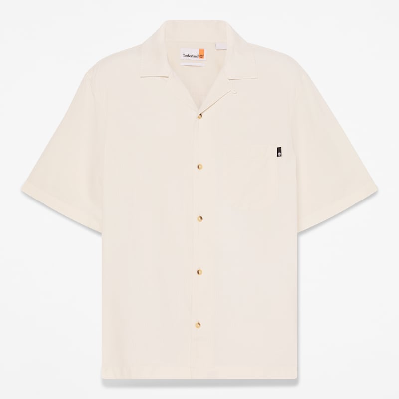 Мужские рубашки Timberland Men's Short-Sleeve Seersucker Resort Shirt