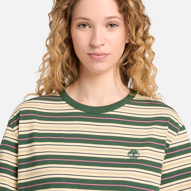 Мужские футболки Timberland Striped T-Shirt — фото 4