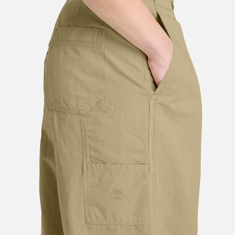 Женские брюки Timberland Women's Utility Cotton Linen Pant — фото 4