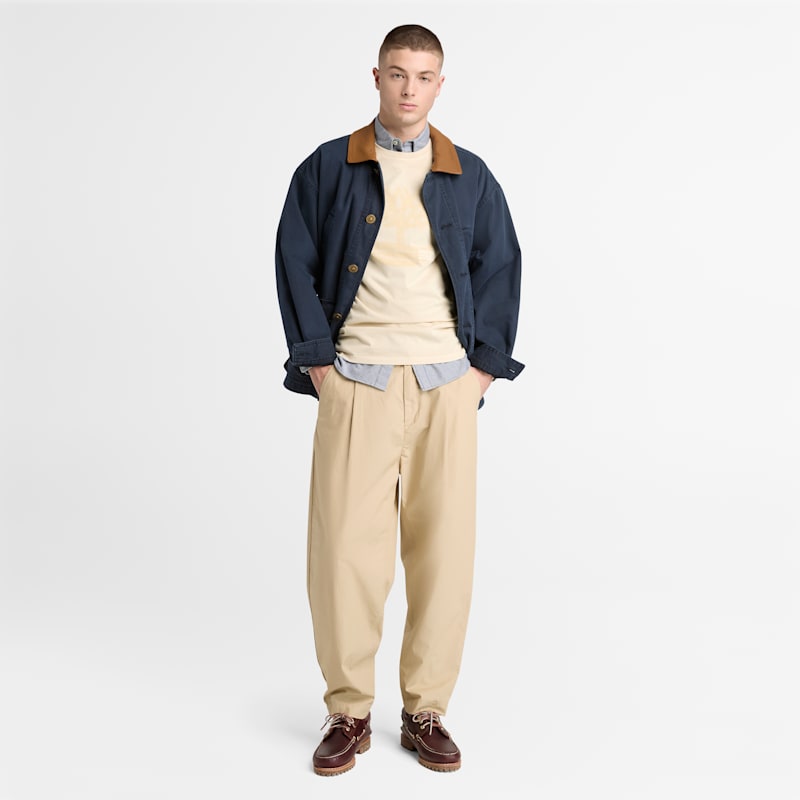 Мужские футболки Timberland Men's Garment Dyed Logo Graphic T-Shirt — фото 3