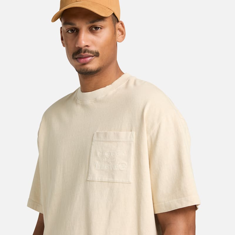Мужские футболки Timberland Men's Heavyweight Chest Pocket T-Shirt — фото 4