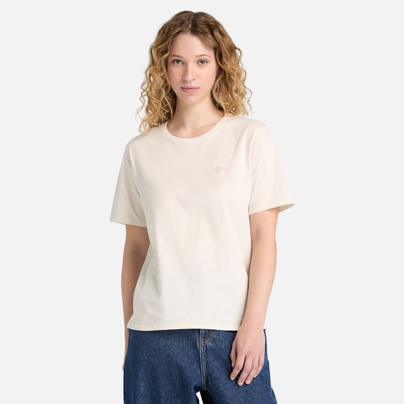 Женские футболки Timberland Women's Dunstan Short-Sleeve T-Shirt — фото 2