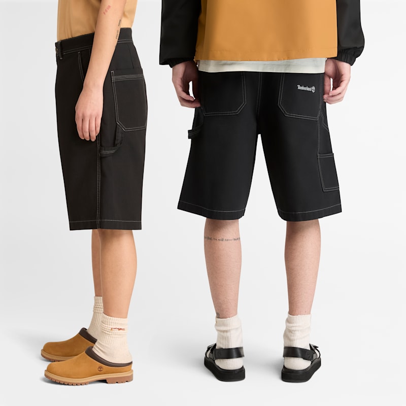 Мужские брюки Timberland Washed Duck Canvas Carpenter Short — фото 3
