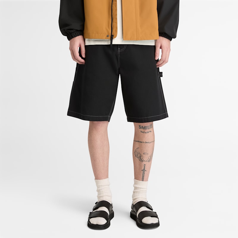 Мужские брюки Timberland Washed Duck Canvas Carpenter Short — фото 4