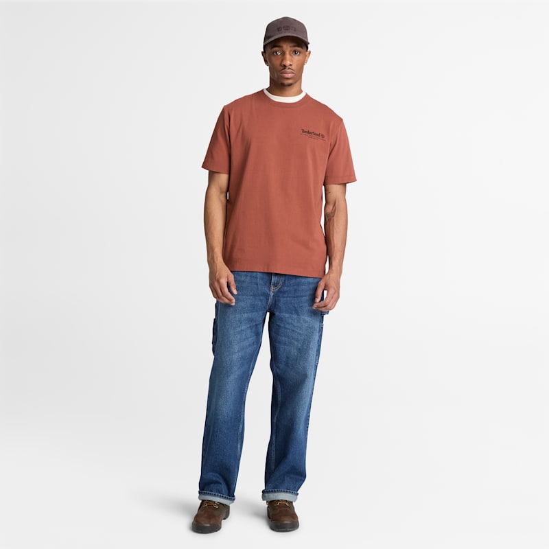 Мужские футболки Timberland Men's Bootmakers Short-Sleeve Graphic T-Shirt — фото 3