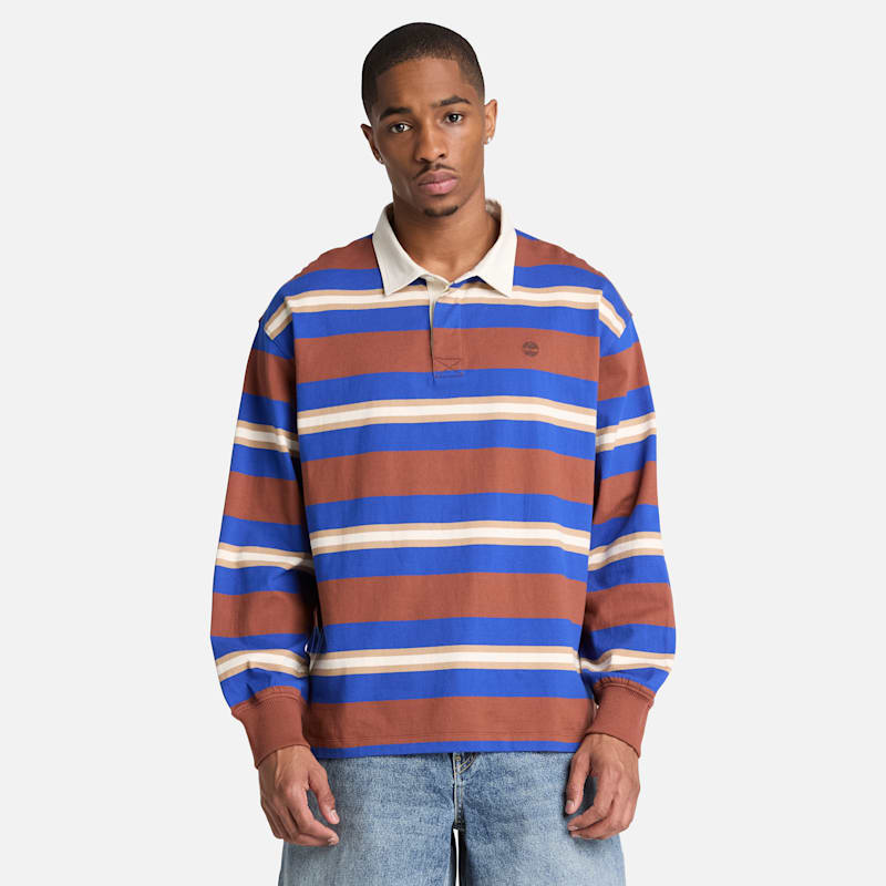 Мужские топы Timberland Men's Long-Sleeve Rugby Polo — фото 2